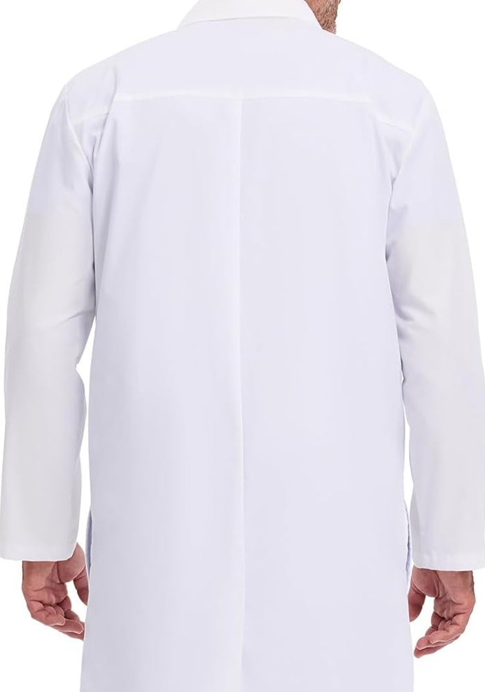 Dickies Everyday Unisex 40 Inch Lab Coat - White - 3X-Large - Image 4